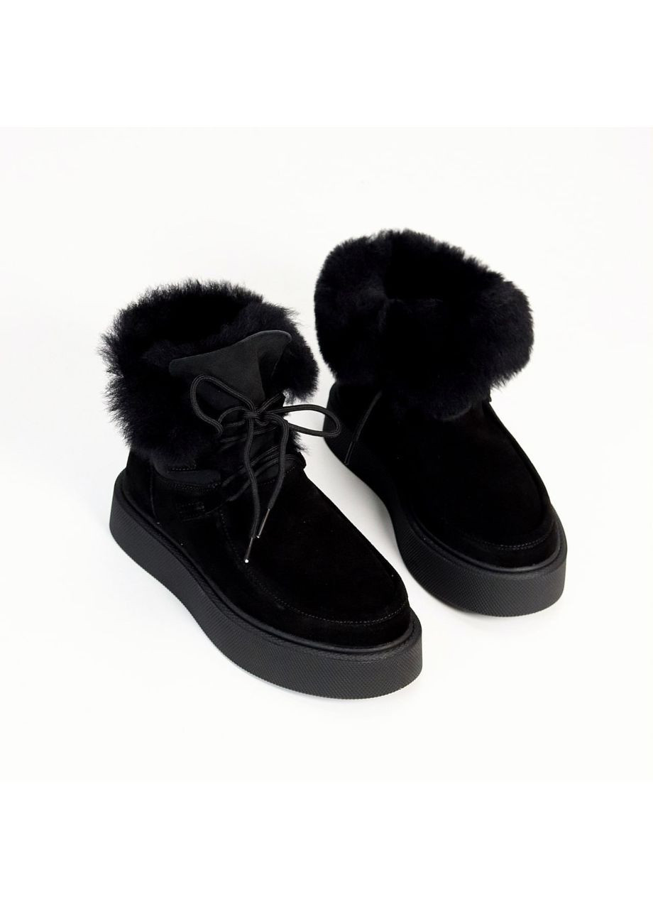 Зимние зимние ботинки fansi No Brand из натуральной замши