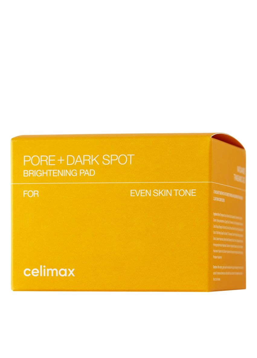 Пади освітлюючі для обличчя Pore + Dark Spot Brightening Pad, 40 шт Celimax (331891146)