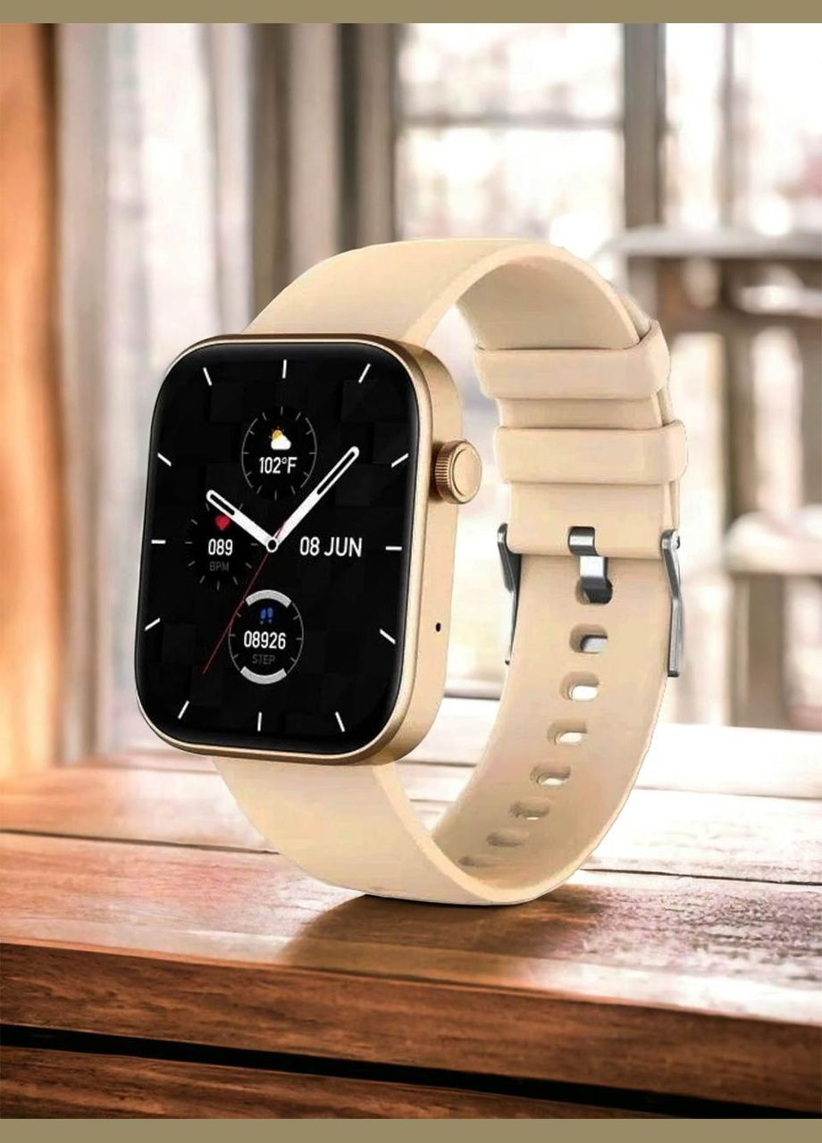 Смарт часы P71 Gold | Украинский язык IP68 Colmi (345627127)