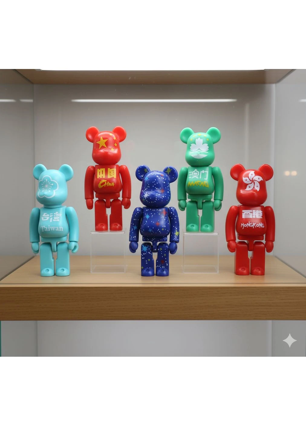 Мишки беарбрик Gloomy Bear набор фигурок 2го поколения детские фигурки 5шт 7см ПВХ Shantou (296627754)