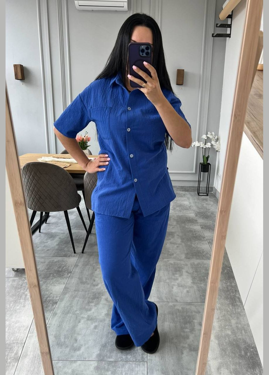 Жіночий костюм сорочка + штани Style Point (334709070)