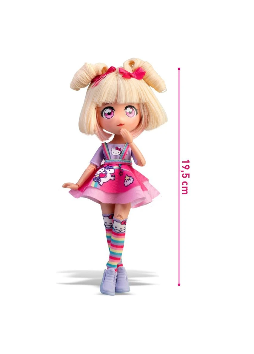 Лялька комбіновані матеріали 19,5 см рожевий 4SF Manga Dolls (389078369)