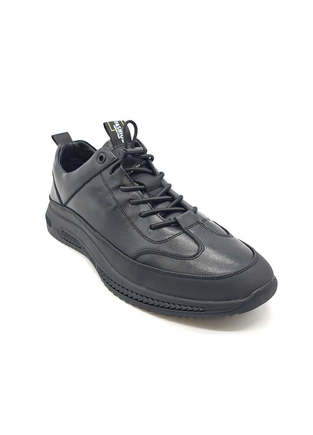 Черные чоловічі туфлі чорні шкіряні ya-11-6 27 см (р) Yalasou