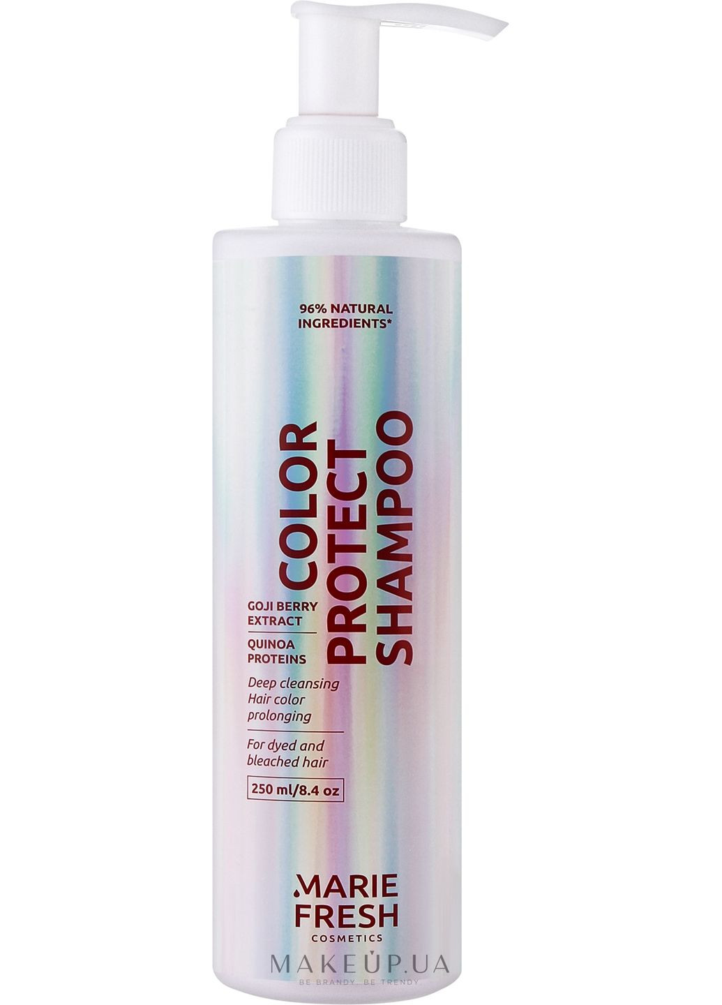 Шампунь для профессионального ухода за крашеными волосами на основе антиоксидантов Color Protect Shampoo 250ml (1289503-31019492) Marie Fresh (369133908)