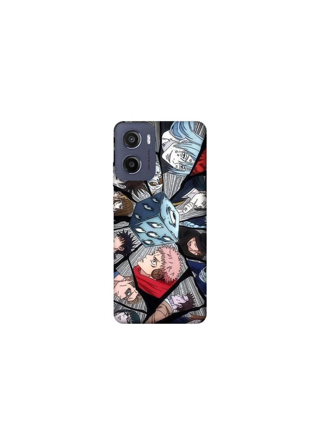 Чехол на Motorola Moto E15 jujutsu kaisen v4 Frontalka (375683660)