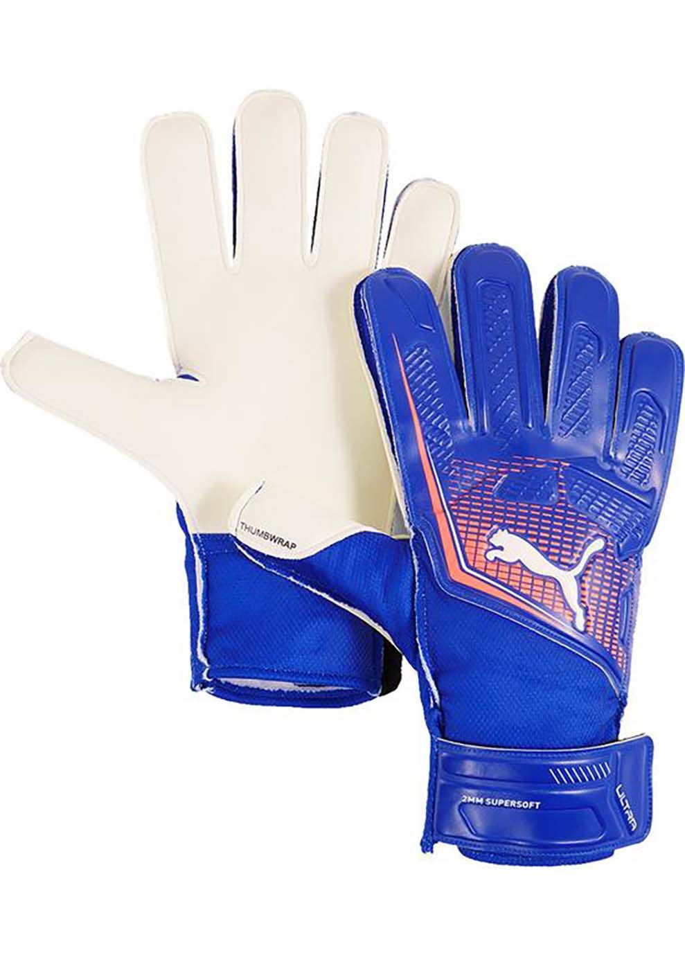 Вратарские перчатки ULTRA Play RC синий, белый Уни Puma (367589333)