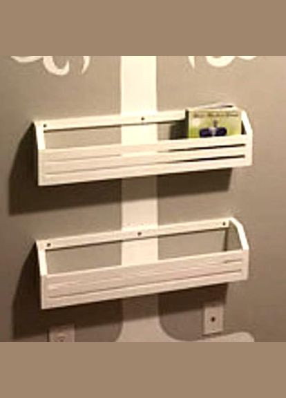 Настінна книжкова полиця з дерева Атлас 80 зефір (КПГ-800720) No Brand (328078608)