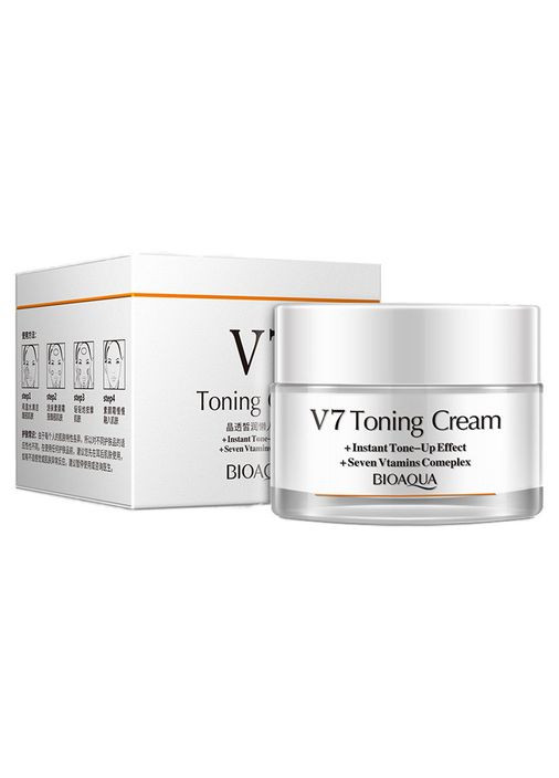 Bioaqua Крем для вирівнювання тону обличчя V7 Toning Light Cream, 50 г — Крем, Китай (317169495)
