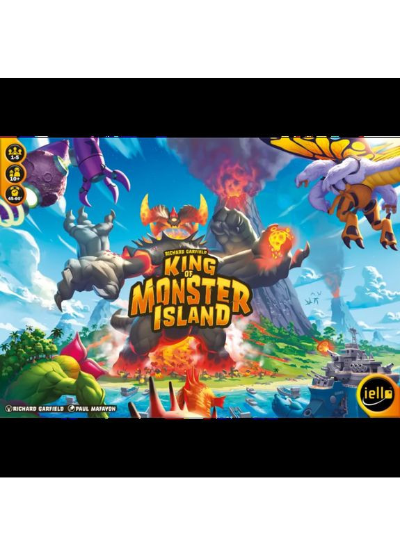 Настільна гра Володар Острову Монстрів (King Of Monster Island) (англ) ( ) Iello Games KMIE032023 (371647083)