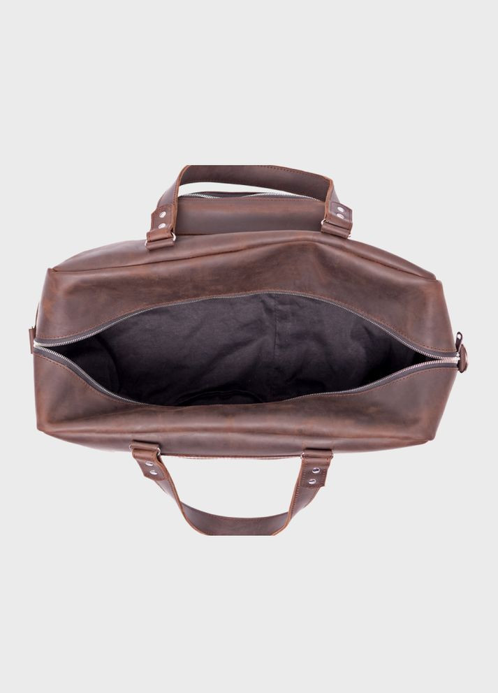Шкіряна сумка Саквояж Горіх Унісекс Dekey (332055320)