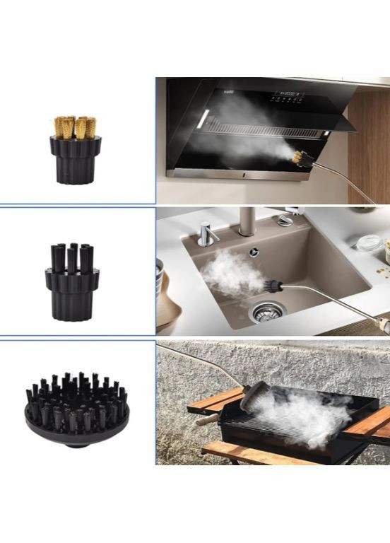 Мощный портативный пароочиститель для уборки дома 2500 Вт. No Brand (364925115)