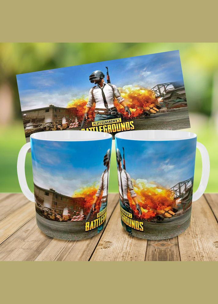 Набор: детская сумка-бананка+кружка Пабг PUBG 32х15см, бананка для мальчика через плечо на подарок (0308) No Brand (319760227)