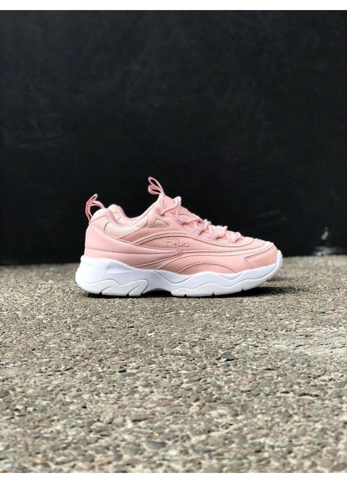 Розовые летние кроссовки fila ray pink фила рей No Brand