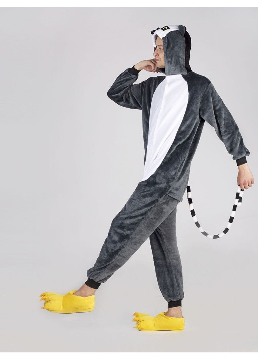 Пижама кигуруми мужская Лемур S (145-155 см) Jamboo (369669128)