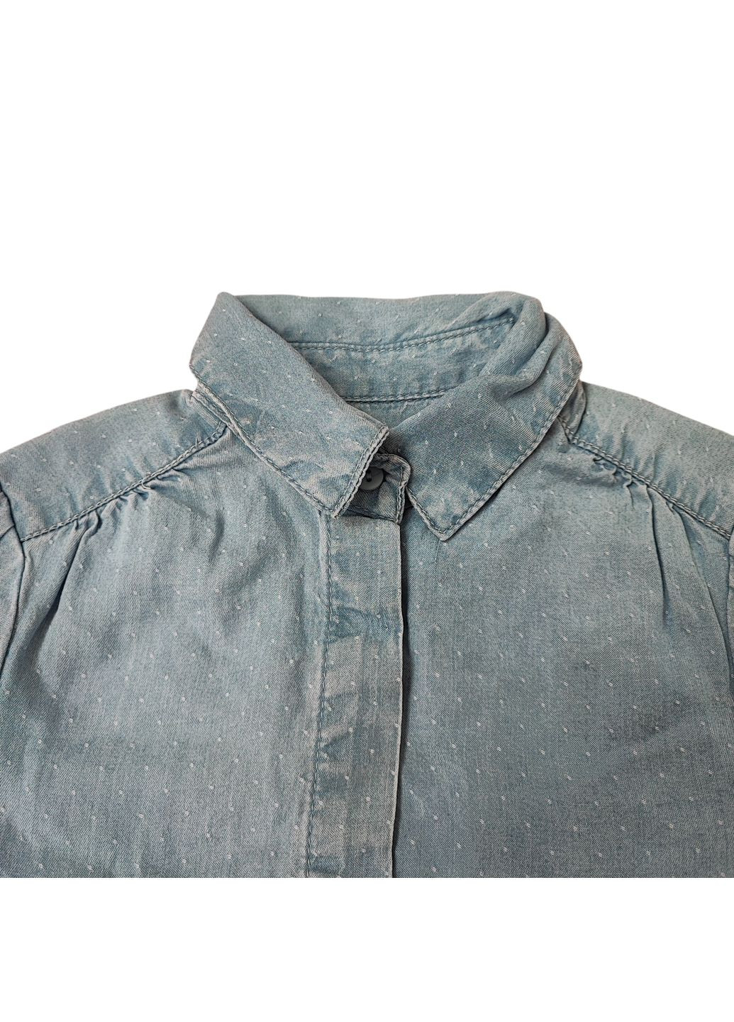 Дитяча джинсова сорочка для дівчинки 92 см Блакитний (250313032) Only (324622987)