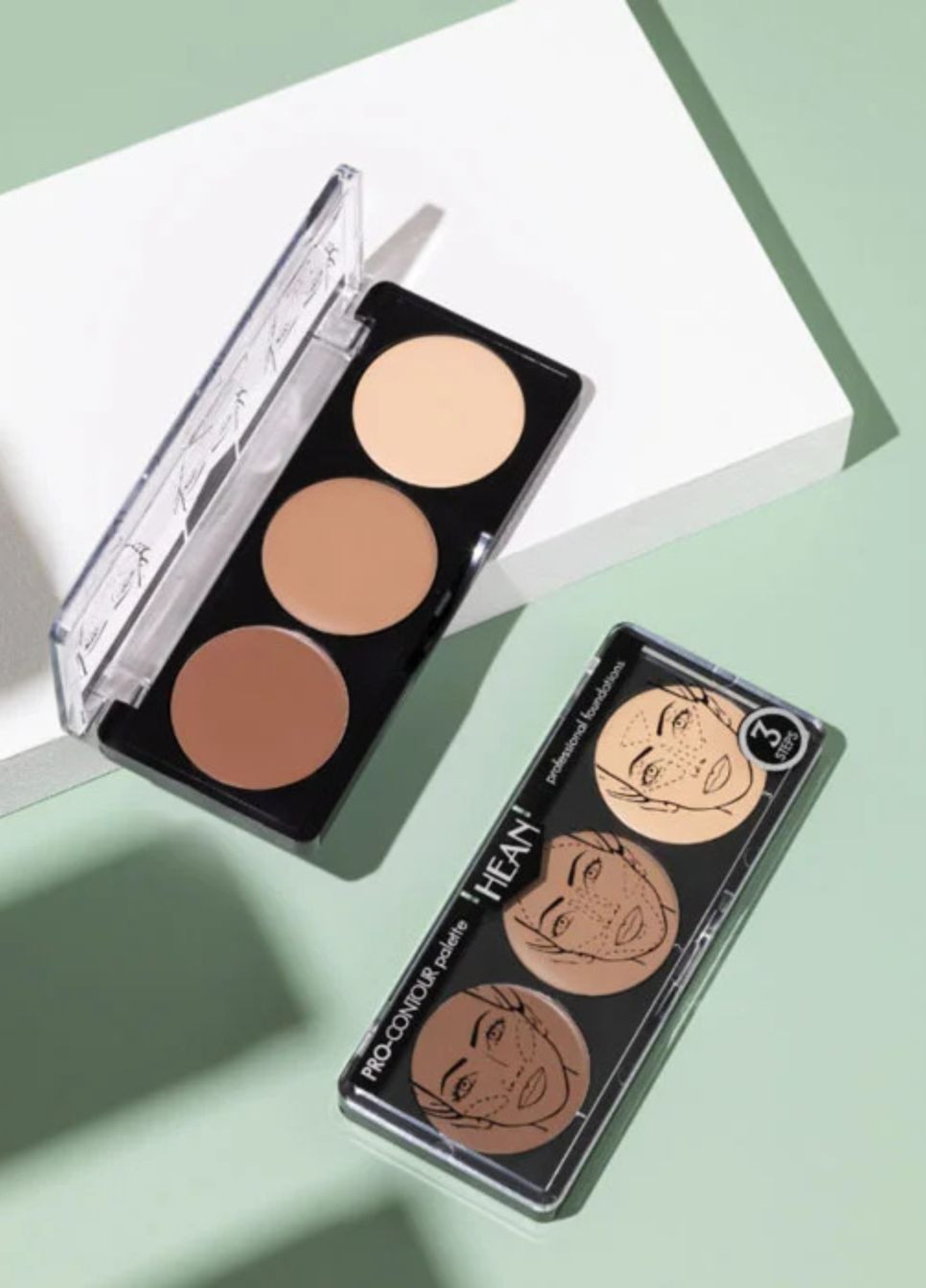 Палетка для контурингу обличчя Pro-Countour Palette 15 г Hean Face (325490802)