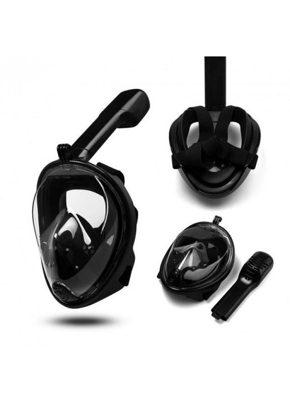 Маска полнолицевая для снорклинга и подводного плавания Tribord Freebreath Black (1756374657) No Brand (325219481)