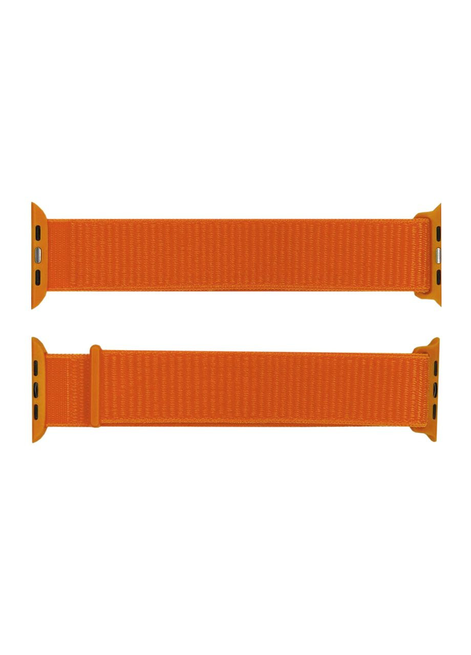 Нейлоновий ремінець 42/44/45/49 мм Bez-brenda помаранчевий браслет для годинників унісекс для фітнесу та спорту ProDobro (367265262)