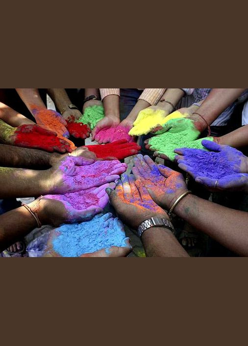 Краска Холи Holi Fest набор 50 пакетов пакеты 100 грамм 10 цветов No Brand (331738695)