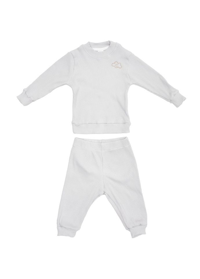 Сіра піжама ego organic, інтерлок, р.80, сірий () Twins W-191-TEGOP-10