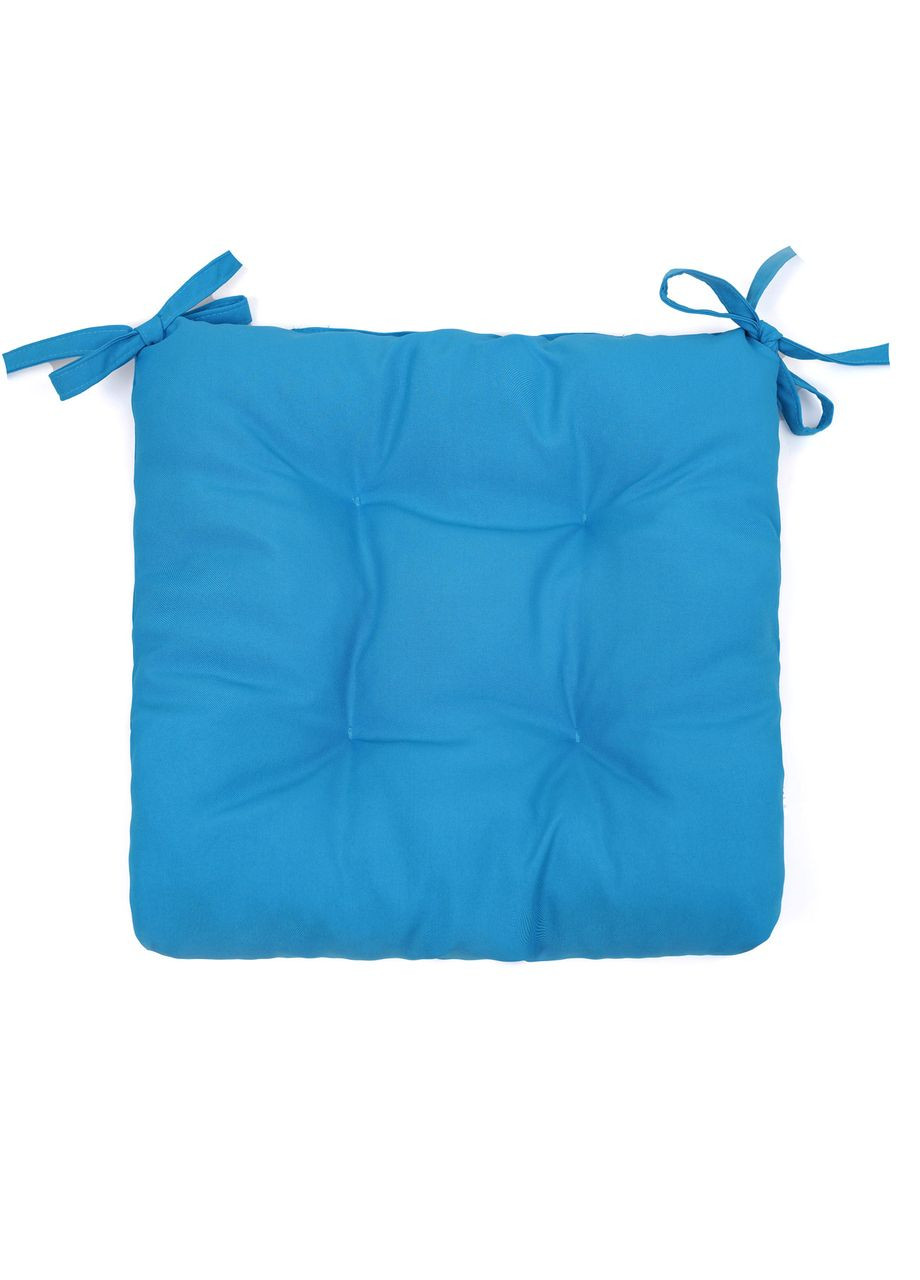 Подушка на стілець і крісло см блакитний No Brand (324829178)