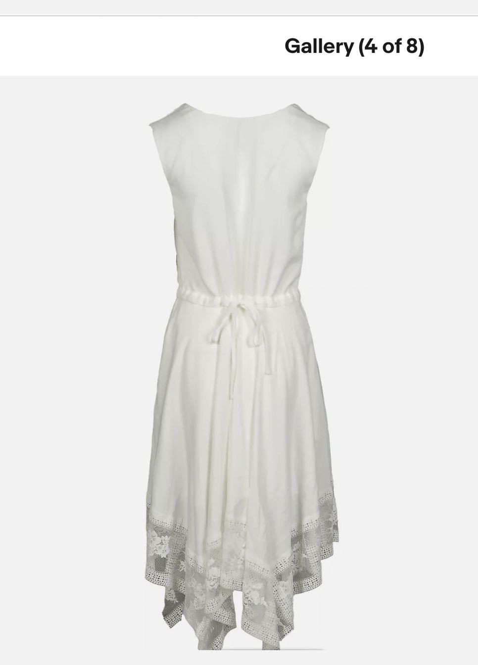 Белое праздничный, коктейльное, домашнее, пляжное, карнавальный, откровенный, повседневный, кэжуал, вечернее стильное белое платье миди с пояском с открытыми плечами, а-силуэт, с пышной юбкой, платье-майка, силуэтная Maje