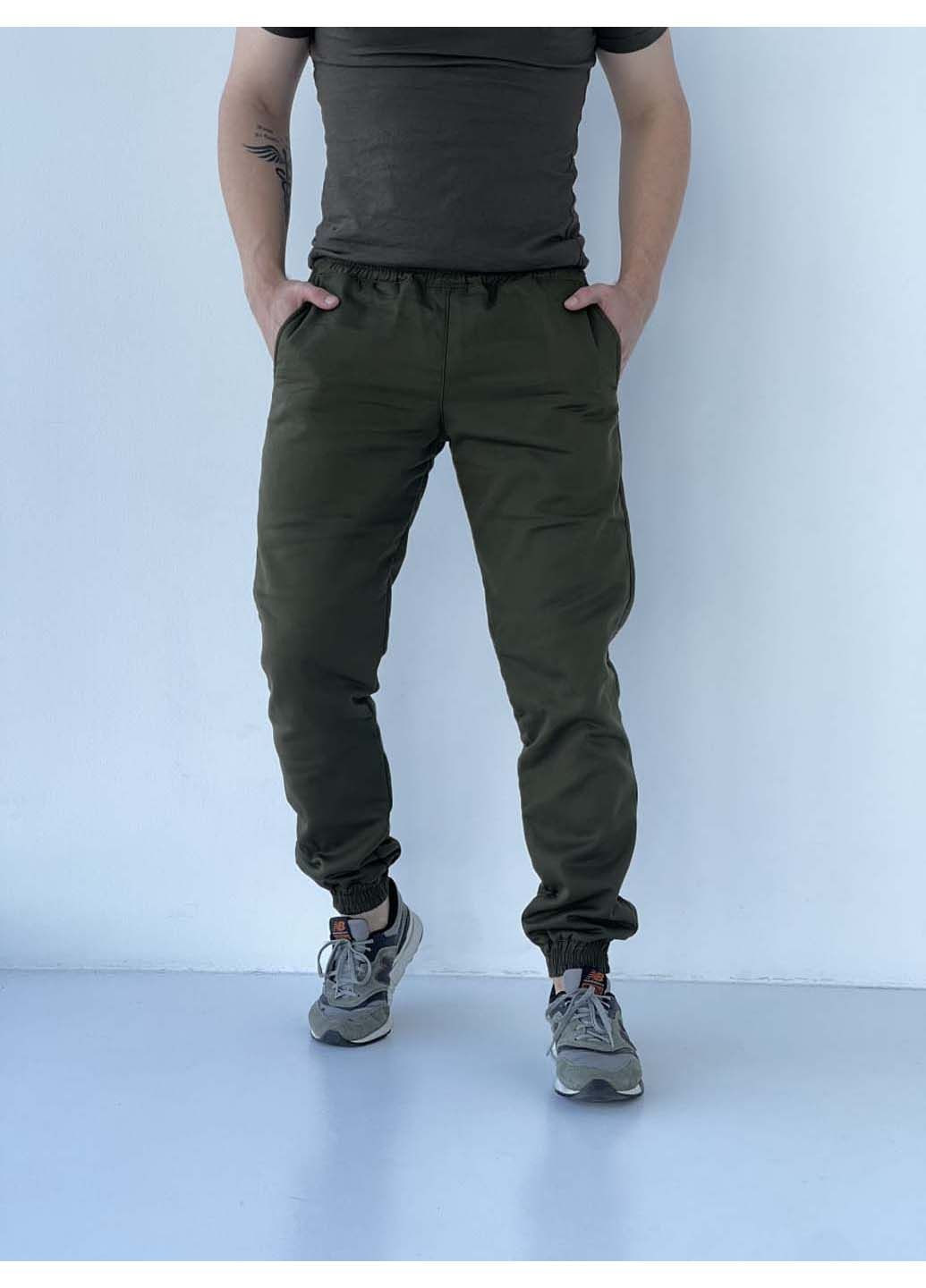Хаки спортивные, кэжуал демисезонные брюки Intruder