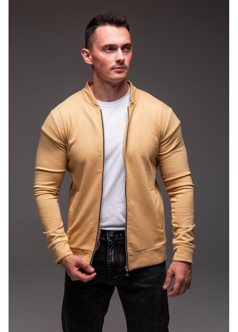 Чоловіча трикотажна кофта бомбер No Brand (361028872)