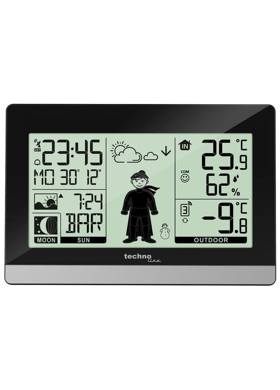 Метеостанція WS9612 Black (WS9612) Technoline (301917020)