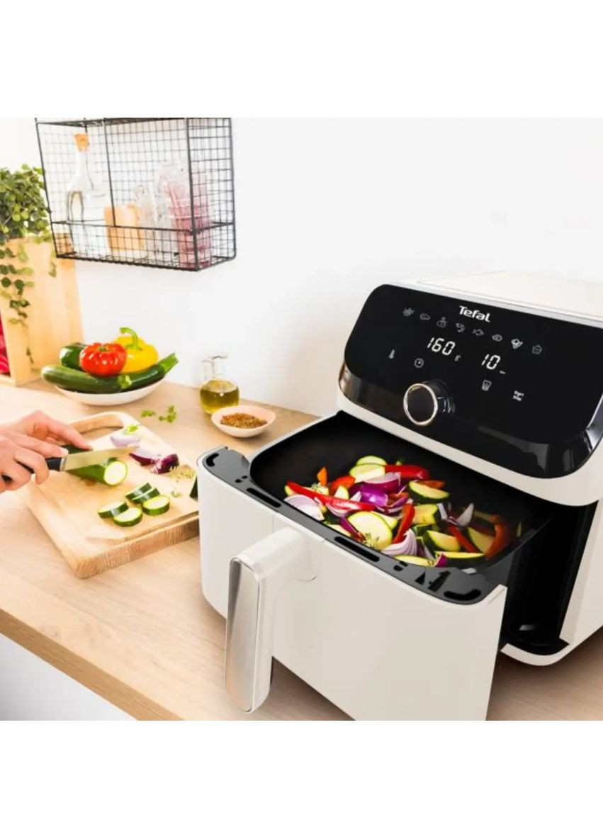 Фритюрница с горячим воздухом EY855AE0, 7,5 литров, 2020 Вт, бежевый Tefal (370616189)