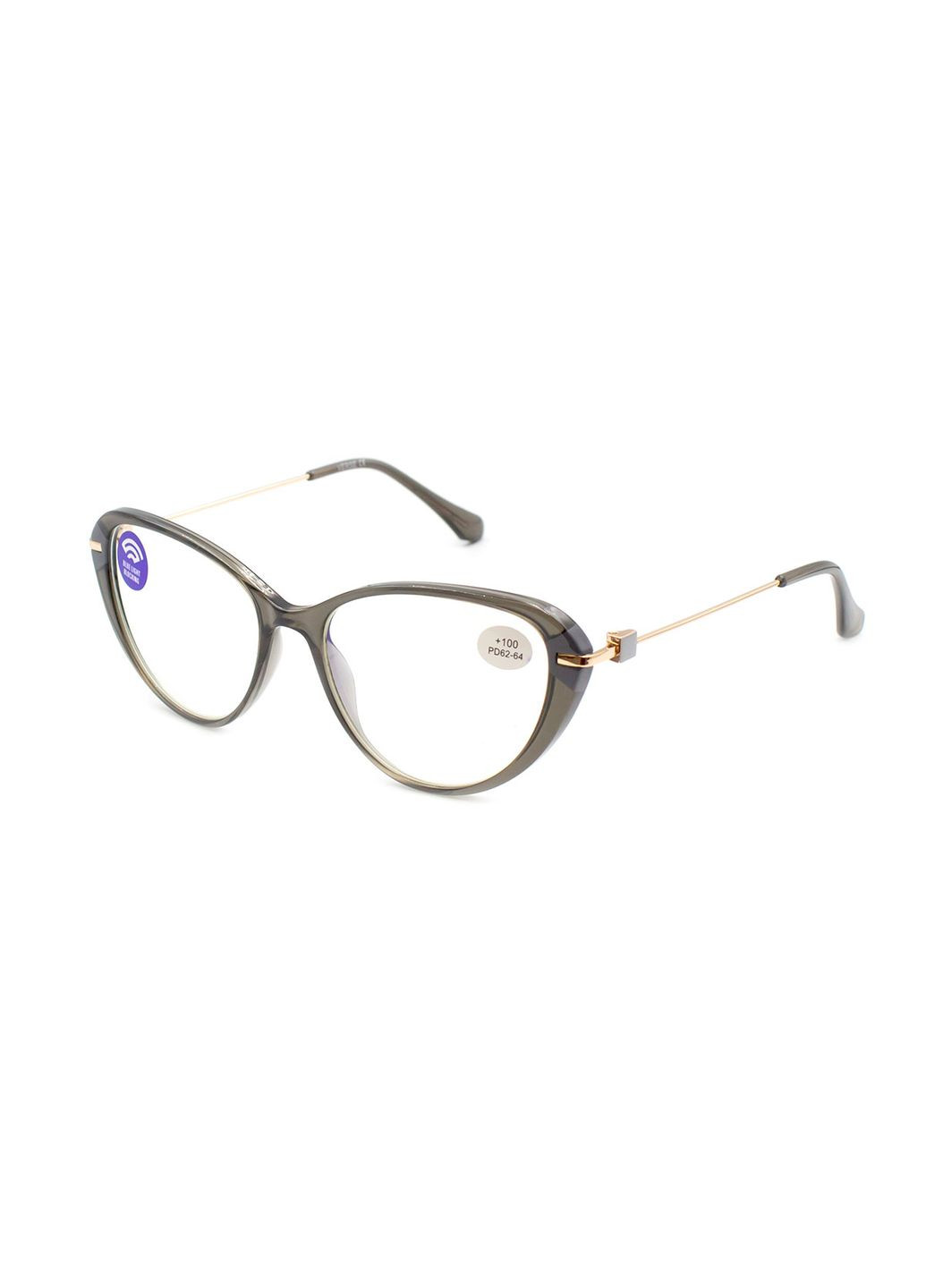 Очки 23125-C2 Blue blocker в пластиковой оправе +2,25 Verse (325434823)