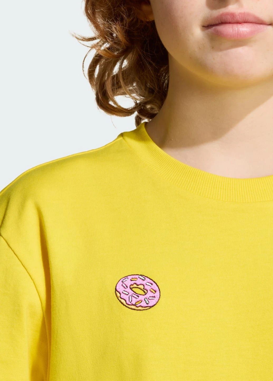 Жовта демісезонна футболка the simpsons graphics kids adidas