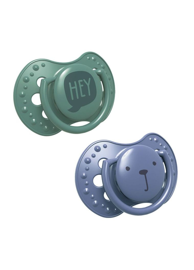 Пустышка силиконовая Hey Boy, динамичная, 3-6 месяцев, 2 шт. () Lovi 22/886boy (328397490)