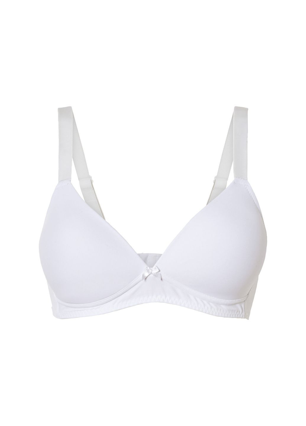 Білий бюстгальтер з ущільненими чашками для жінки lycra® 450736 білий Esmara поліамід, еластан