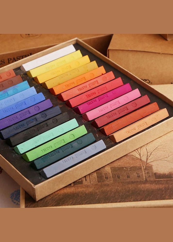 Пастель художня професійна суха, 24 кольори, MASTER Marie's (322650511)