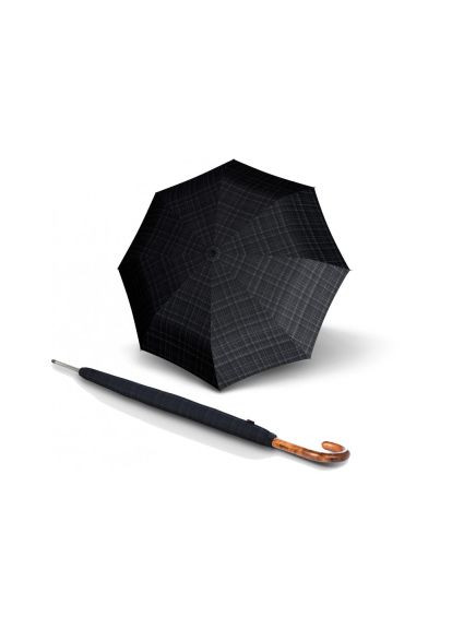 Серый зонтик t.772 long automatic men's prints check (kn96 3774 7602) Knirps (368562541)