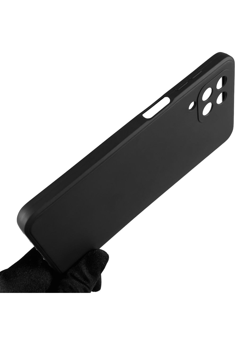 Чохол для Galaxy M33 5G SM-M336B з квадратними гранями із захистом камери на самсунг м33 5г чорний Samsung (366020932)