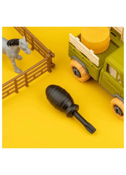 Игровой набор Веселый хутор (грузовик и конюшня с лошадями) (8818K) OTAMANKO Веселий хутір (вантажівка та стайня з кіньми) (366067499)