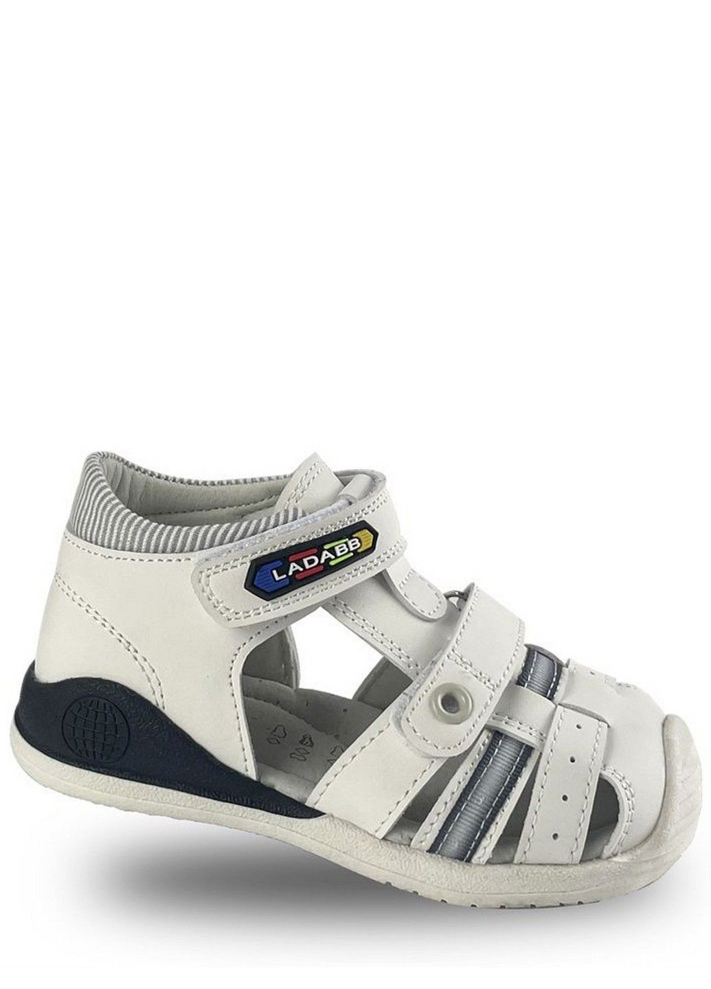 Белые кэжуал кожаные сандалии mn20404-7 Jong Golf