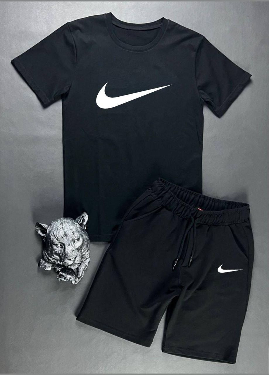 Черный комплект (шорты, футболка) No Brand