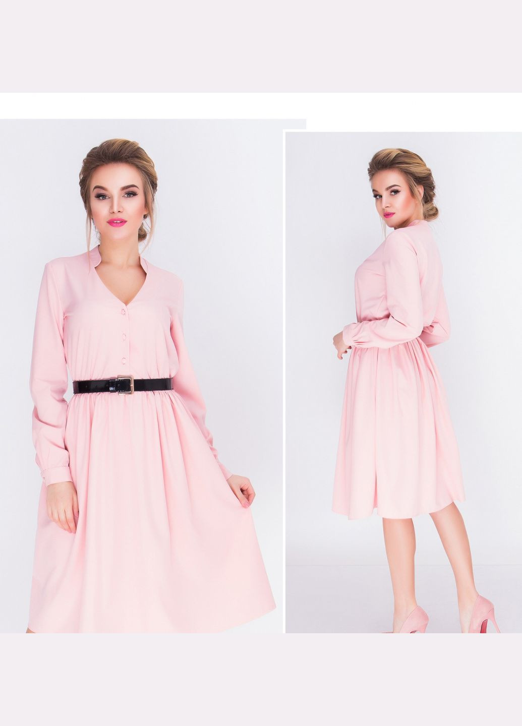 Пудровое платье Liton