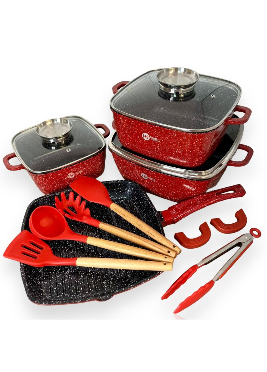 Набор посуды 14в1 Higher Kitchen No Brand HK-317 (299424810)