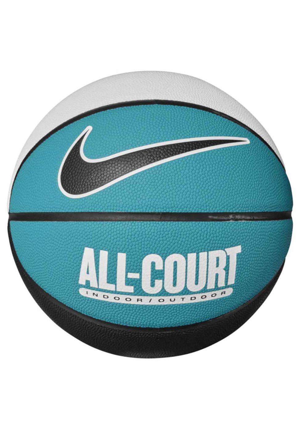 М'яч баскетбольний EVERYDAY ALL COURT 8P DEFLATED WHITE/TEAL NEBULA/BLACK/BLACK 07 Nike (282616785)
