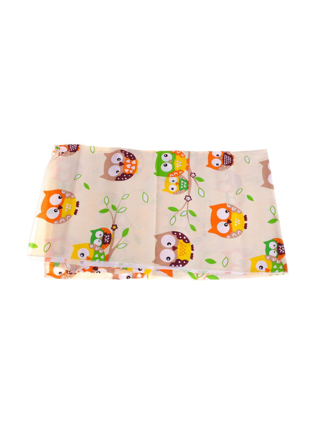 Пелюшка ситець із Совою 110*85 см Monobrend бежевий (30804) BABYKROHA (297200873)