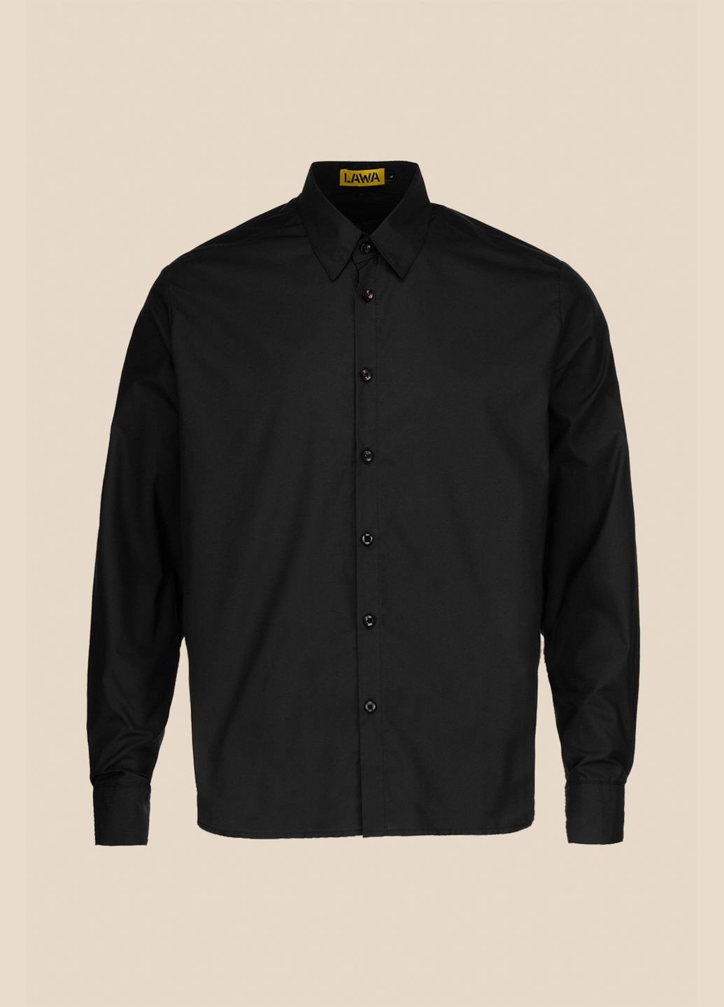 Черная повседневный рубашка LAWA