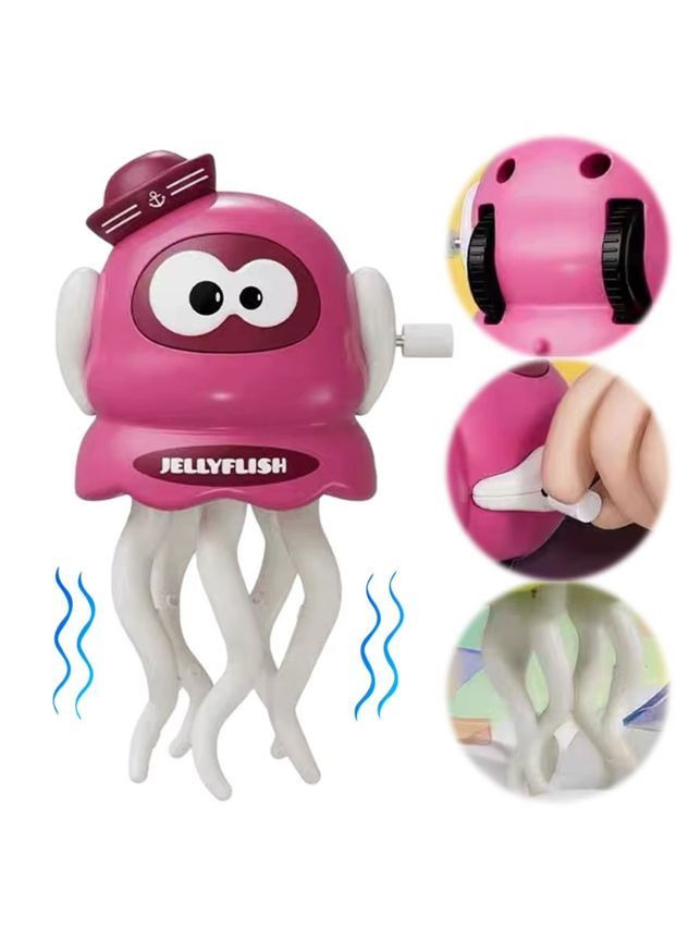 Набір іграшок Dancing Octopus Танцюючий Восьминіг 11 см Рожевий 3 шт (2104618771) No Brand (367056642)