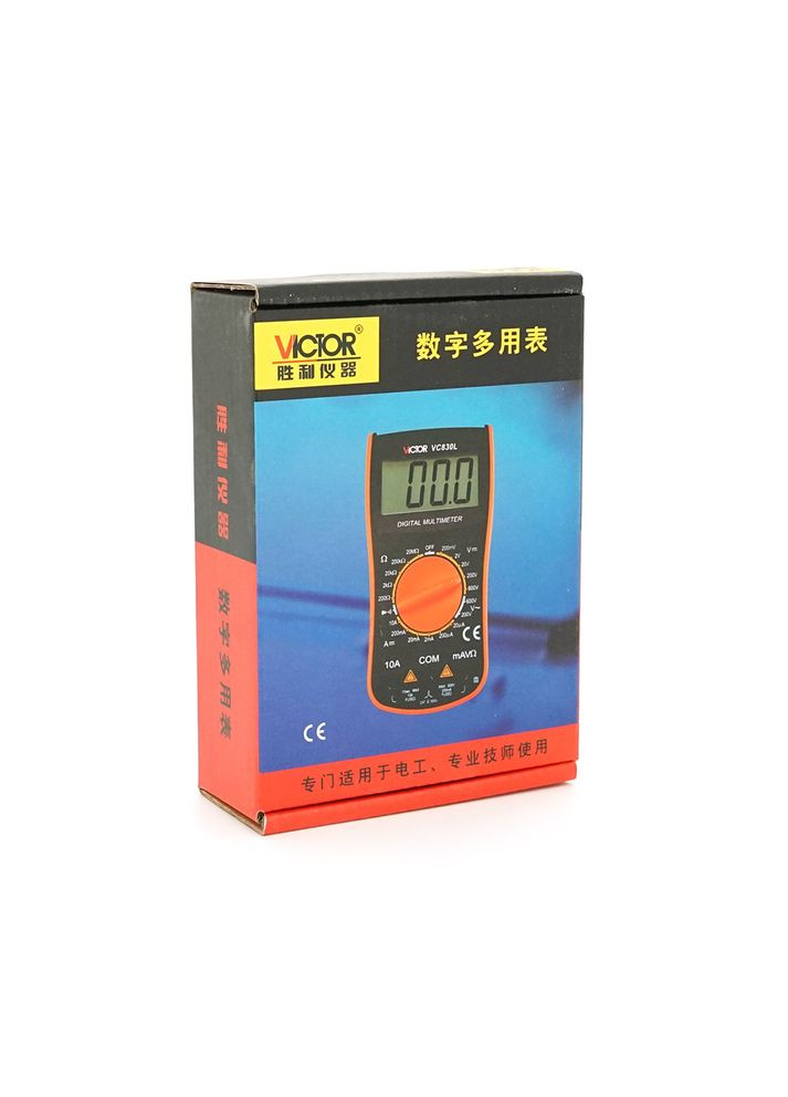 Мультиметр VC830L, вимірювання: V, A, R, Hz Victor (370616474)
