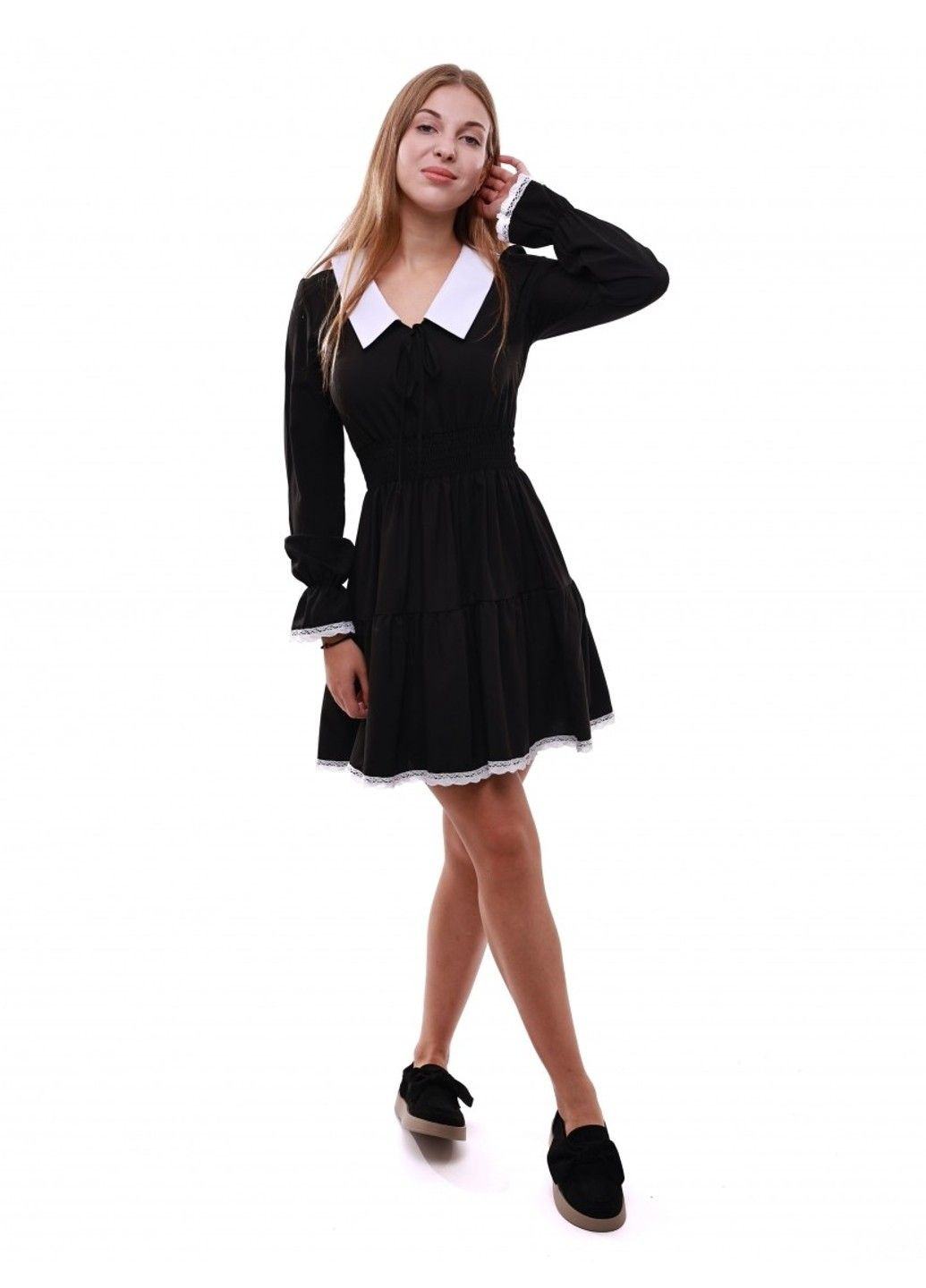 Черное платье женское Polin Line