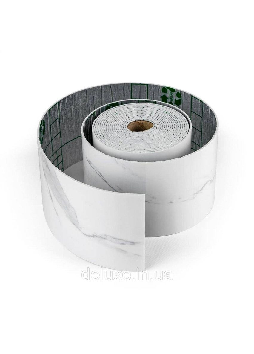 Плінтус вініловий самоклеючий 5000х100х2мм Глянцсовий (D) SW-00002117 Sticker Wall (312483538)