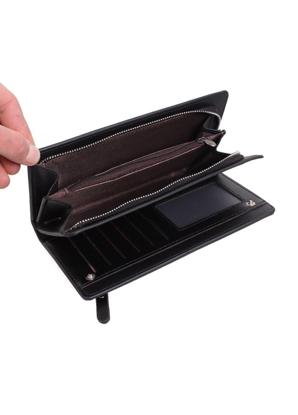 Мужчина клатч из искусственной кожи 357-888-1BL No Brand (370848372)